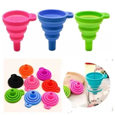 2 Pc Kitchen Collapsible Funnel